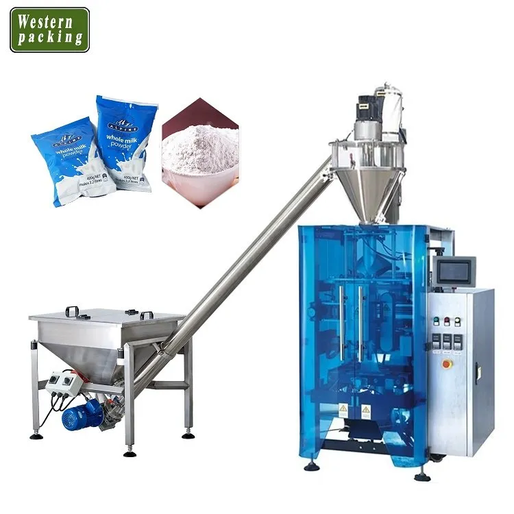 Machine à emballer de poudre de joint arrière