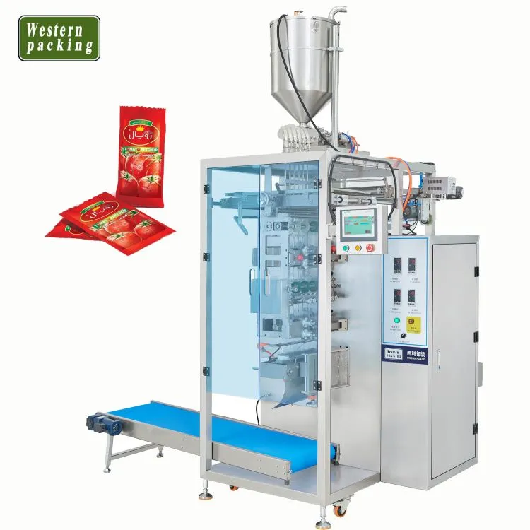 Machine à emballer de sauce tomate à 6 voies