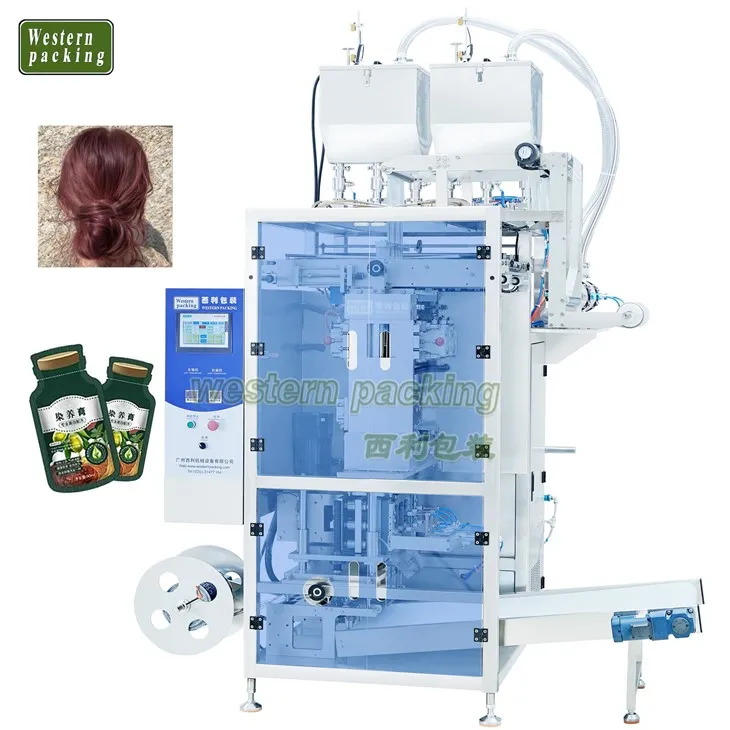 Machine d'emballage de liquide en sachet de forme irrégulière