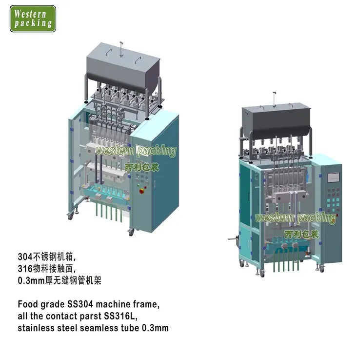 ketchup pouch packing machine