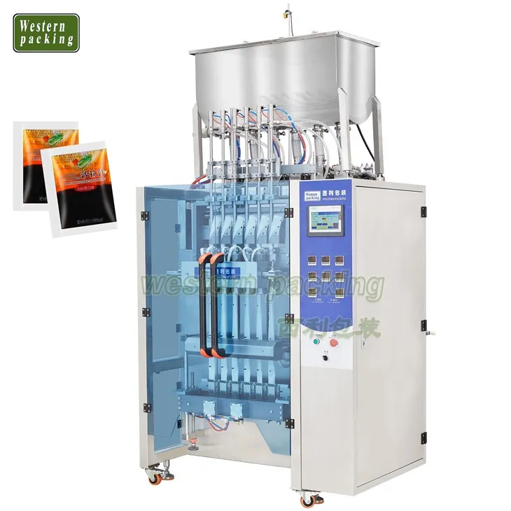 Machine d'emballage de sachets de sauce