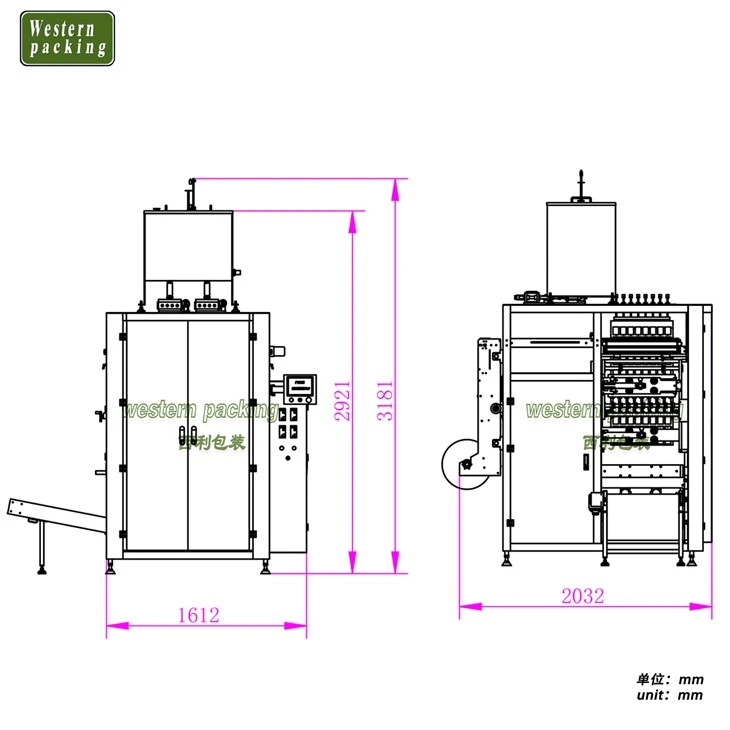 liquid sachet machine