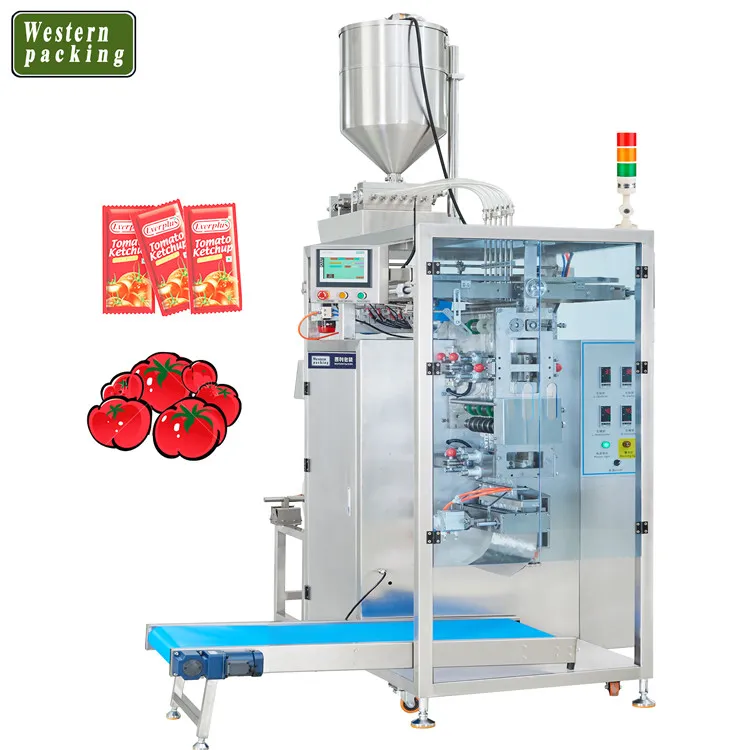 Machine à emballer multi de sachet de tomate de 6 voies