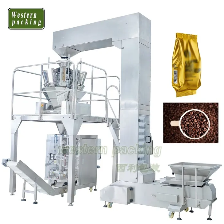 Machine d'emballage de gaufrettes de pommes de terre à élévateur en Z