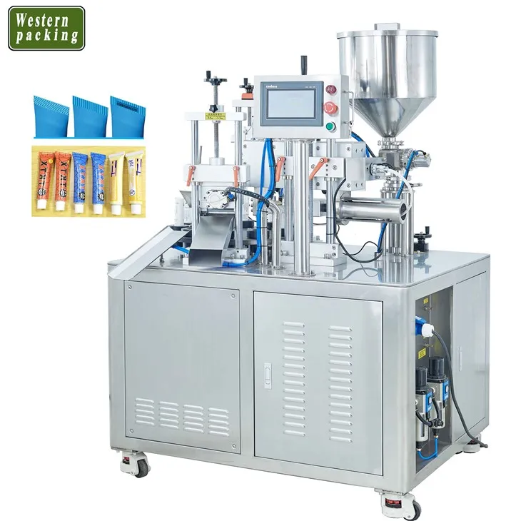 Machine de remplissage de tubes en aluminium