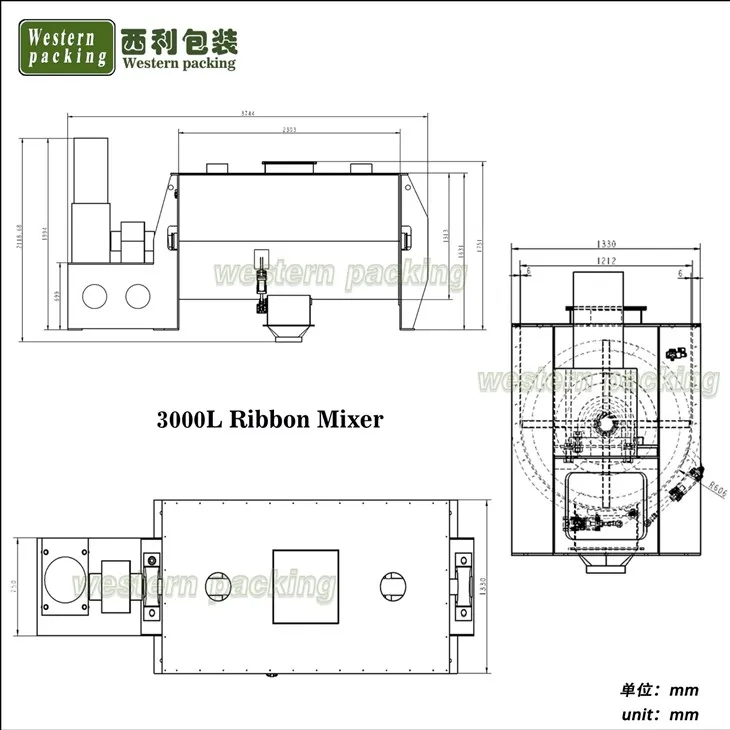 mixing powder machine blender