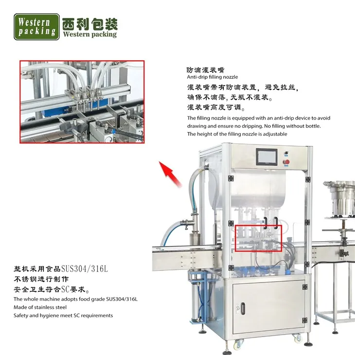 liquid filling and capping machine