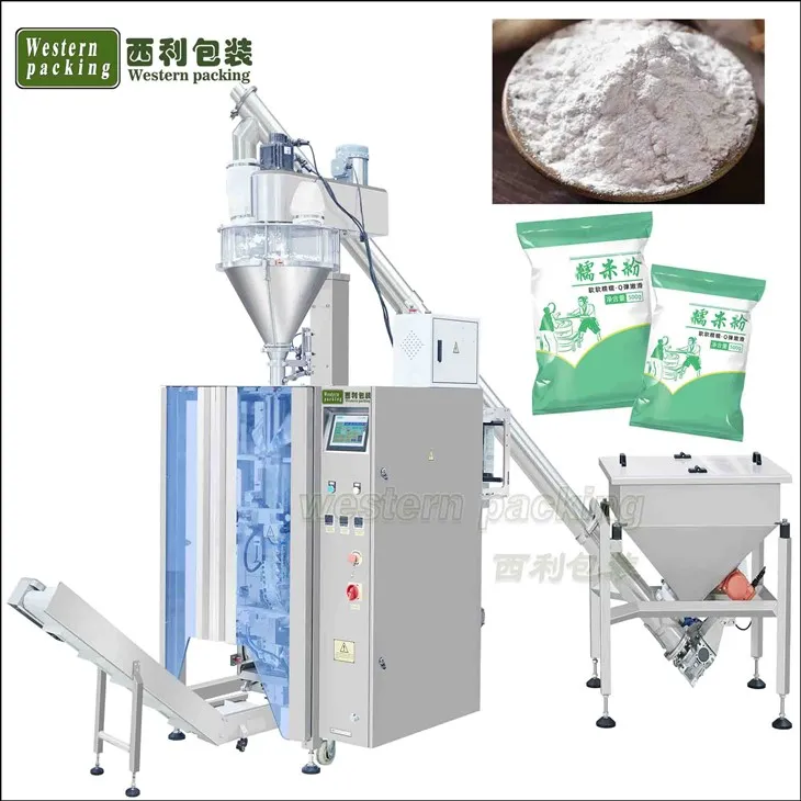 Machine de remplissage et de scellage de poudre de détergent