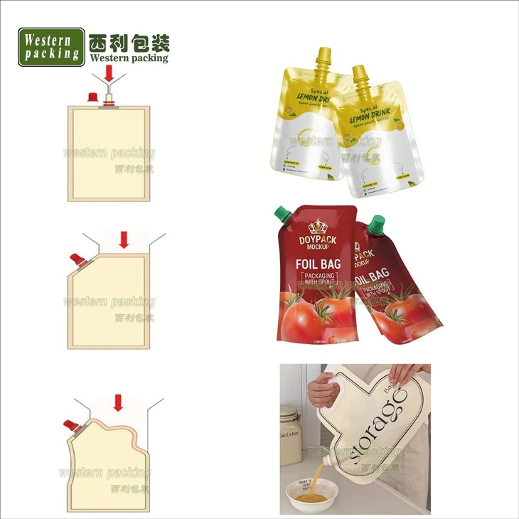 automatic spout pouch filling machine