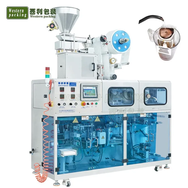 Machine d'emballage de sac à café goutte à goutte