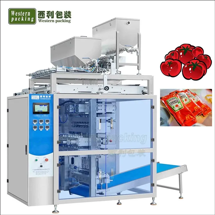 Machine d'emballage de pochette de ketchup