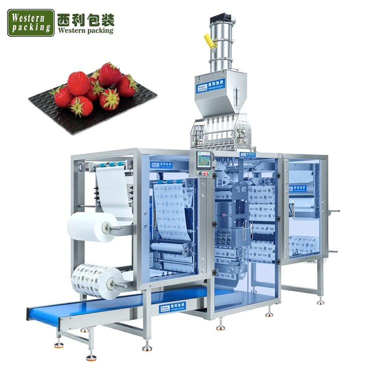 Machine de conditionnement de tampons alimentaires à base de viande