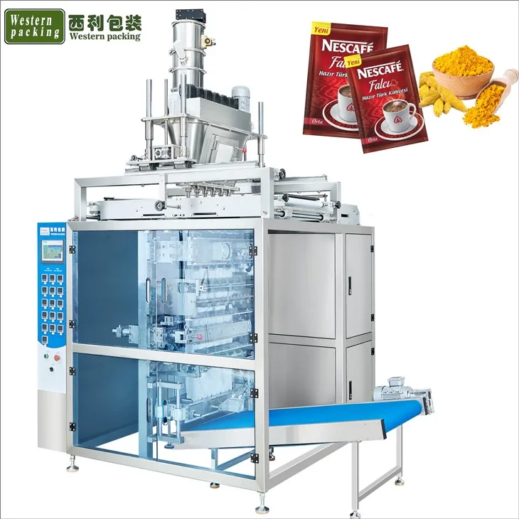 Machine à emballer de sac de joint latéral multi de voies 4