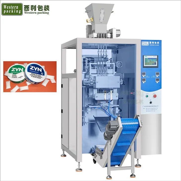 Machine d'emballage de sachets en tissu non tissé à la nicotine