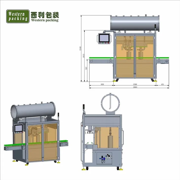 automatic liquid filling machine jar bottle
