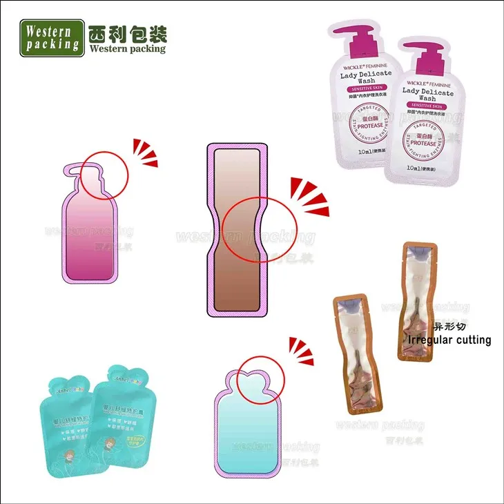 Die Cut Irregular Shaped Packaging Machine Special Shaped2