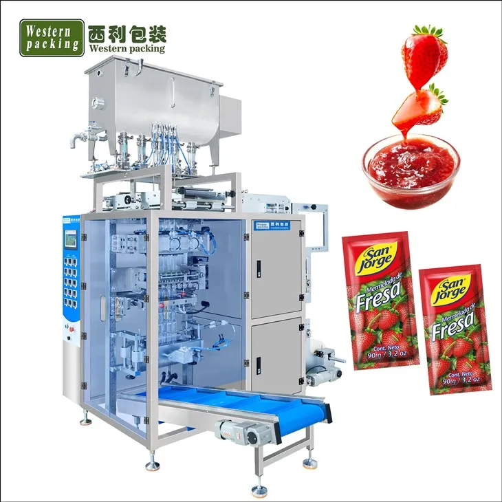 Emballage de machine à emballer de ketchup