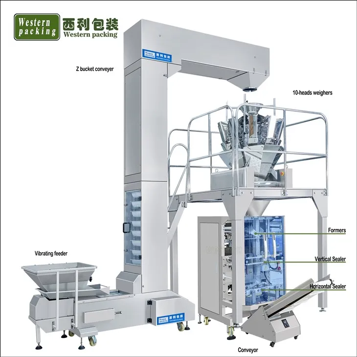 automatic chips packing machine