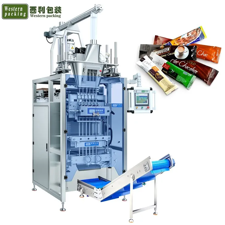 Machine d'emballage multivoies pour sachets de poudre