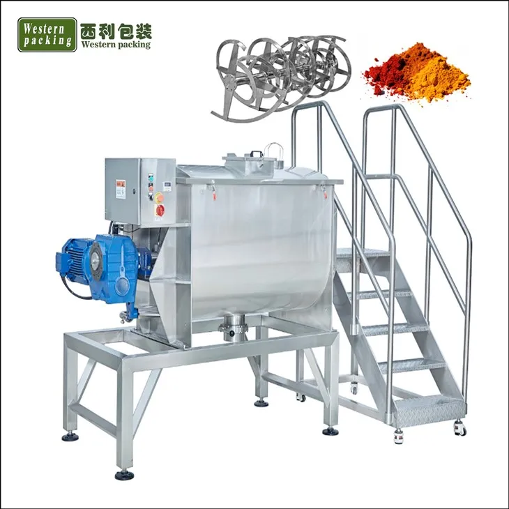 Machine de mélange de ruban