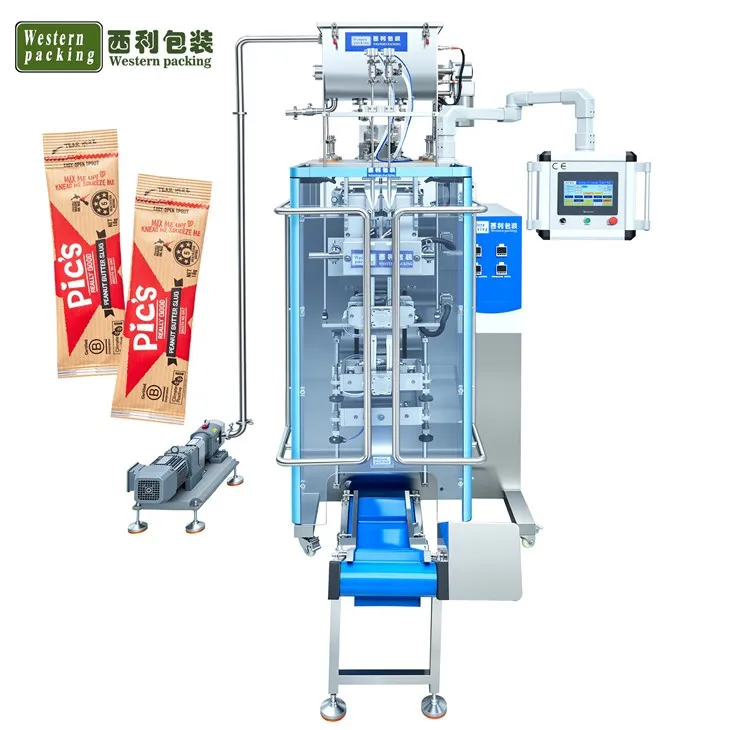 Machine à emballer de poche de bâton de sauce à salade