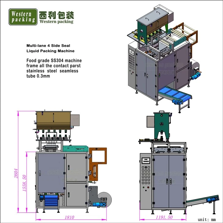 small sachet packing machine