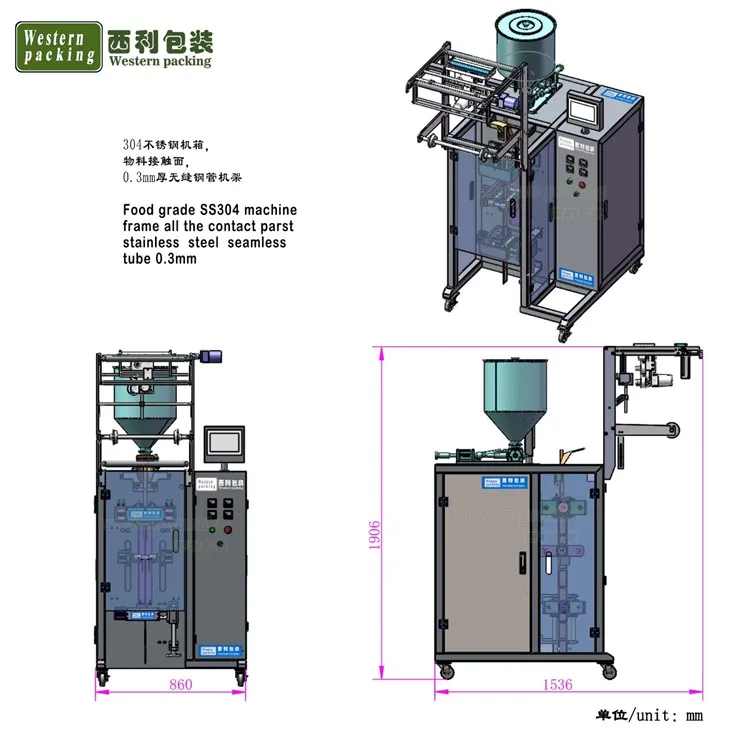 ketchup packet filling machine