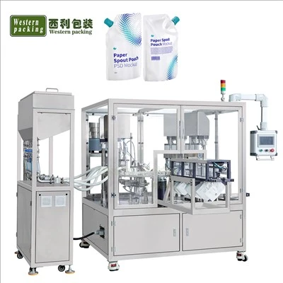 Machine d'emballage de sachets préfabriqués