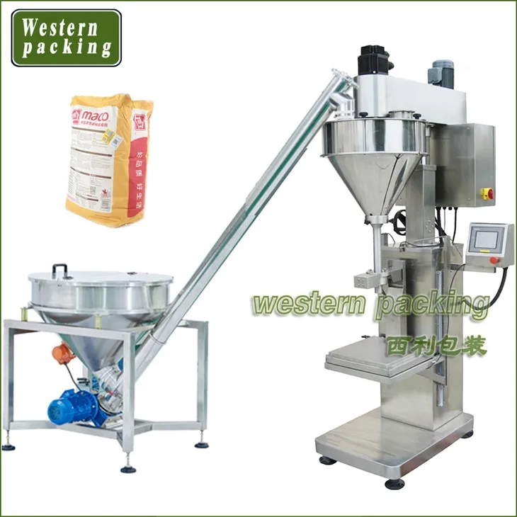 Machine de remplissage de poudre de piment aux épices semi-automatique