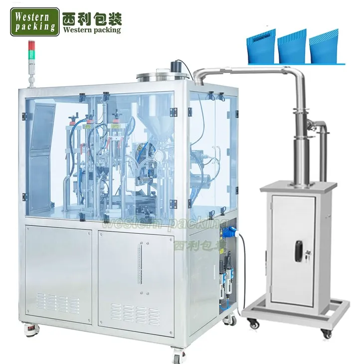 Machine de remplissage et de scellage de tubes à ultrasons