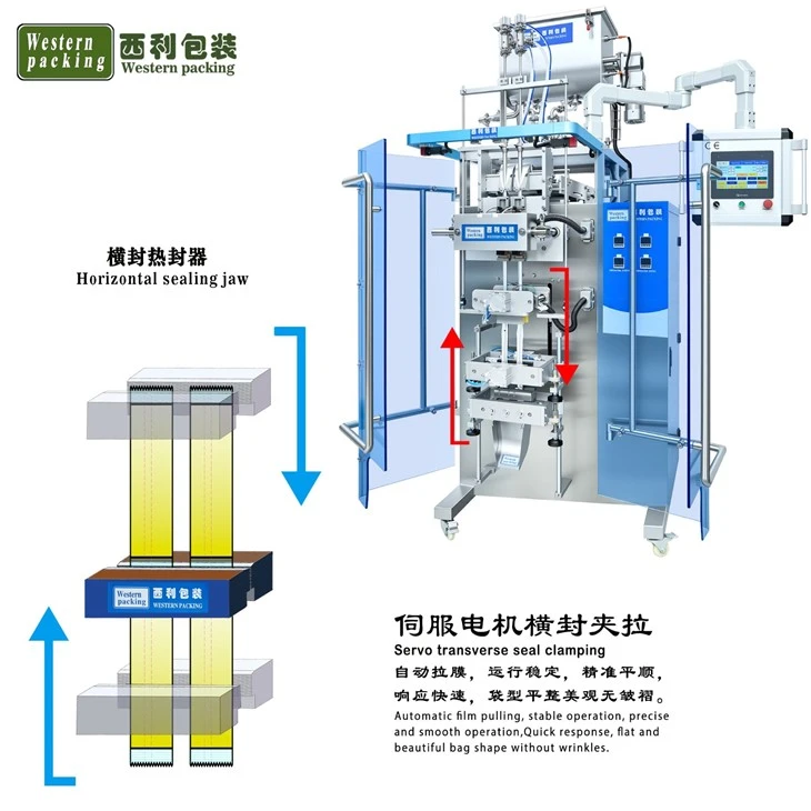 automatic sachet filling and sealing machine